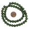 The Bead Chest Nephrite Jade Beads: Round Dark Green Beading Stones for Jewelry Makers, Full Strand